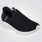 נעלי ספורט לנשים SLIP-INS: ULTRA FLEX 3.0 - COZY STREAK בצבע שחור ולבן - 2