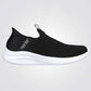 נעלי ספורט לנשים SLIP-INS: ULTRA FLEX 3.0 - COZY STREAK בצבע שחור ולבן - 1