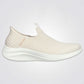 נעלי ספורט לנשים SLIP-INS: ULTRA FLEX 3.0 - COZY STREAK בצבע בז' - 1