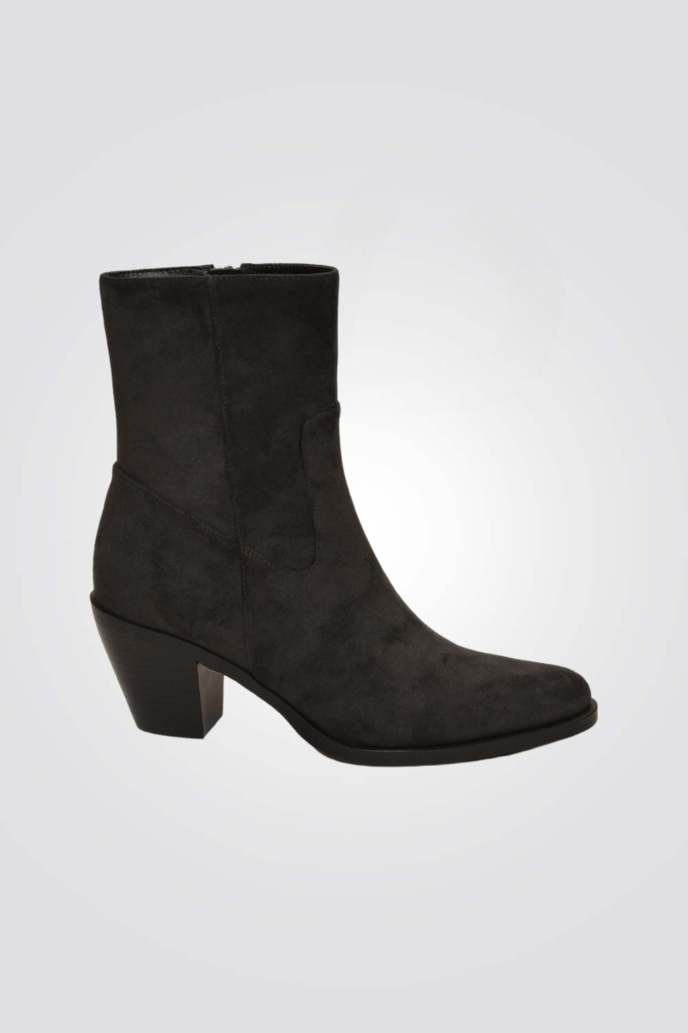 מגפון לנשים בצבע אפור כהה