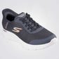 נעלי ספורט לגברים Slip-ins: GO WALK Flex - Hands Up בצבע אפור - 2