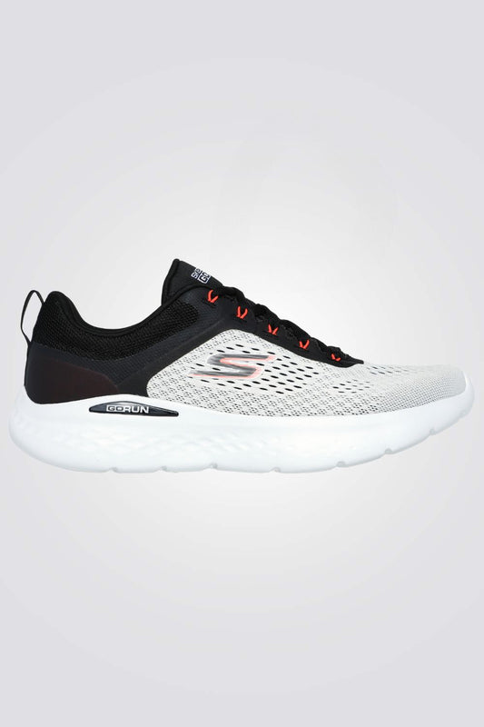 נעלי ספורט לגברים GO RUN LITE בצבע שחור ולבן