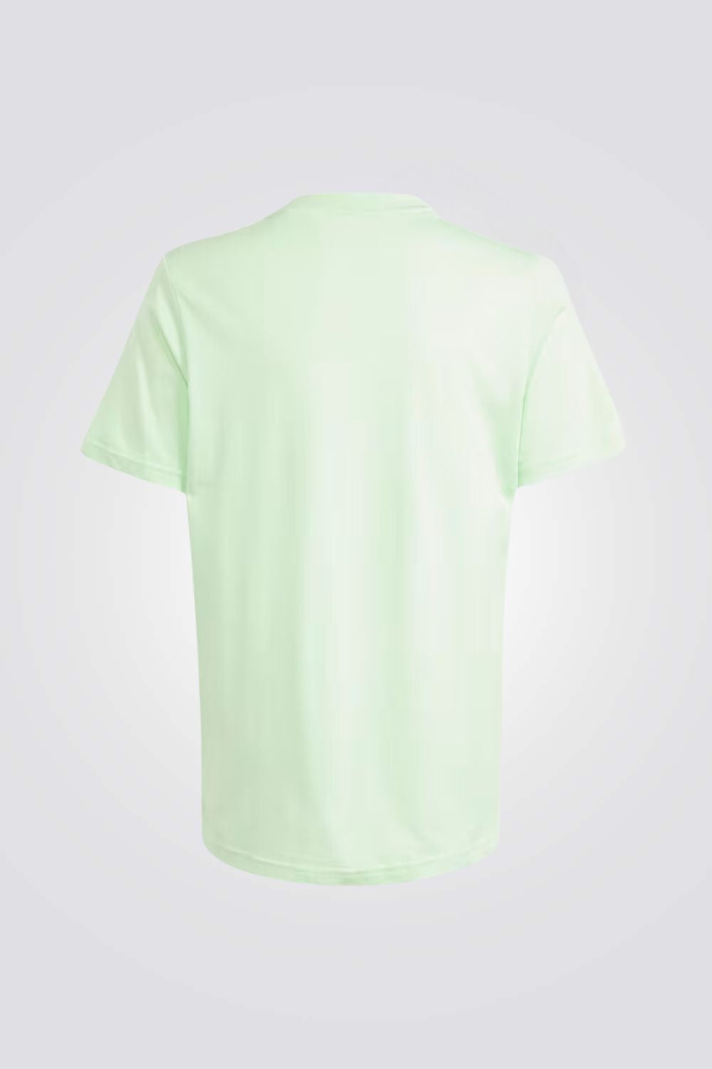 טישירט לנוער ESSENTIALS BIG LOGO בצבע ירוק זוהר