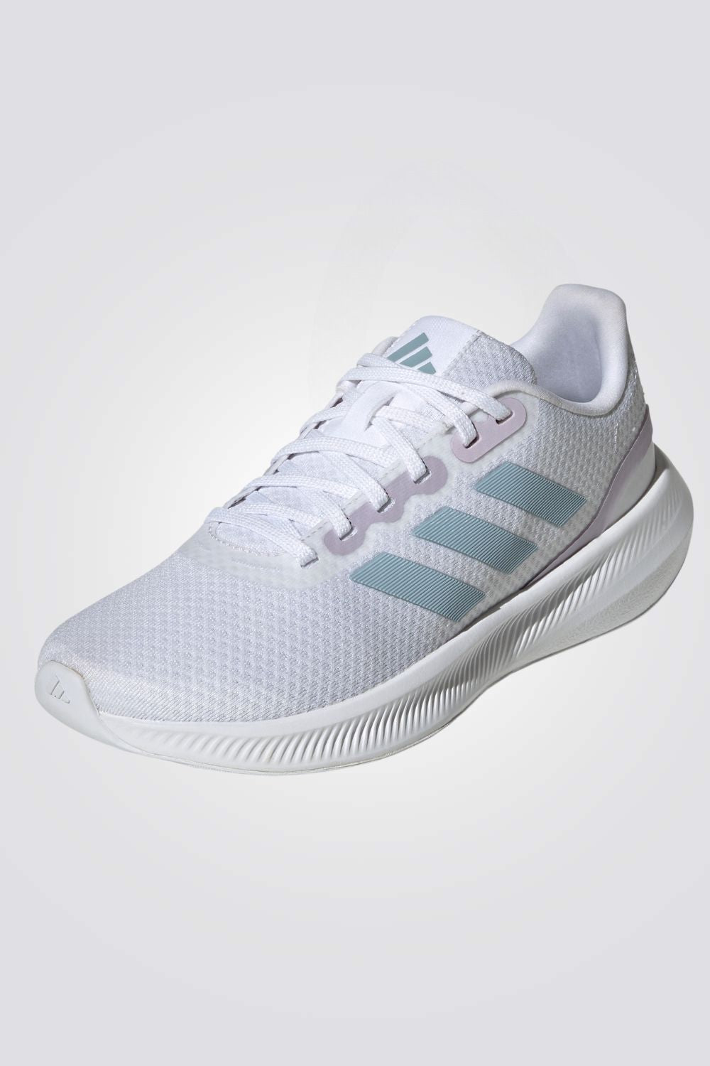 נעלי ספורט לנשים RUNFALCON 3.0 בצבע לבן ותכלת