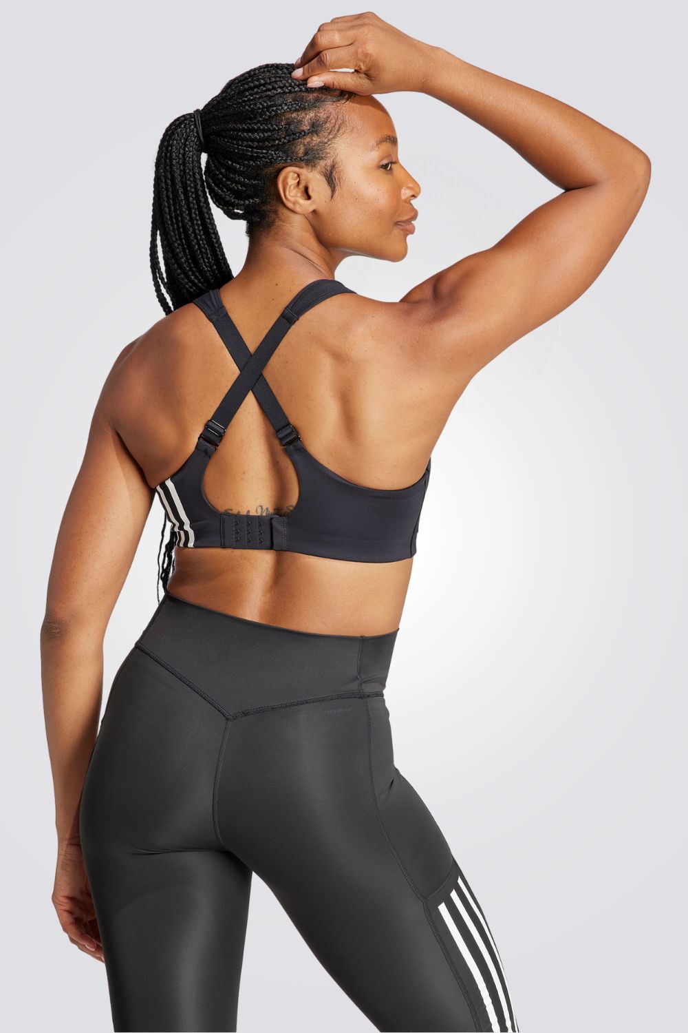 טופ אימון לנשים TLRD IMPACT TRAINING HIGH-SUPPORT בצבע שחור