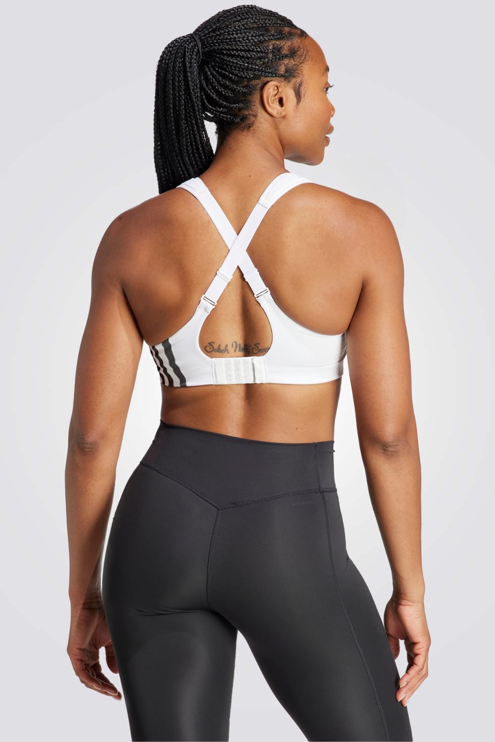 טופ אימון לנשים TLRD IMPACT TRAINING HIGH-SUPPORT בצבע לבן