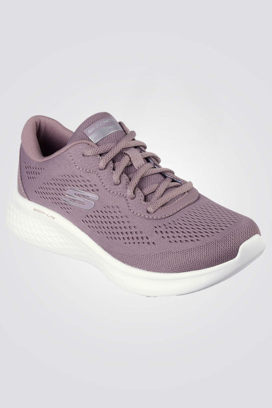 נעלי ספורט לנשים Skech-Lite Pro בצבע סגול ולבן