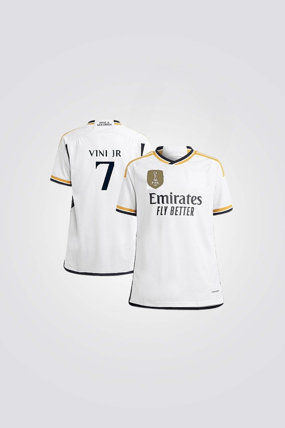 חליפת כדורגל לילדים ויני מדריד בצבע לבן