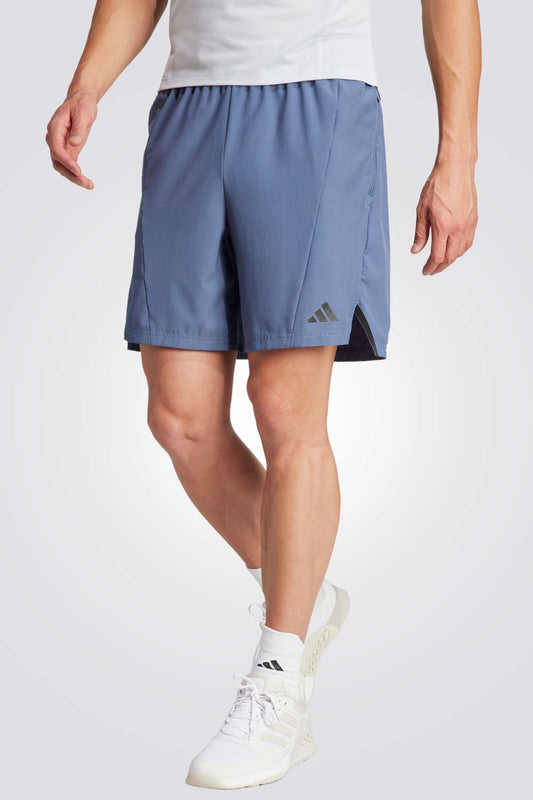 מכנסיים קצרים לגברים DESIGNED FOR TRAINING בצבע כחול כהה