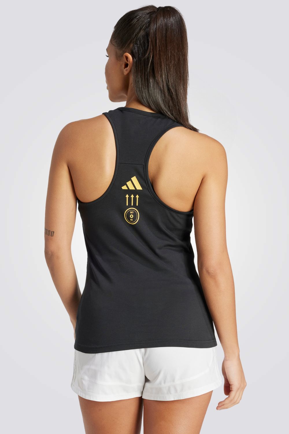 גופייה לנשים AEROREADY STRENGTH LIFT GRAPHIC בצבע שחור