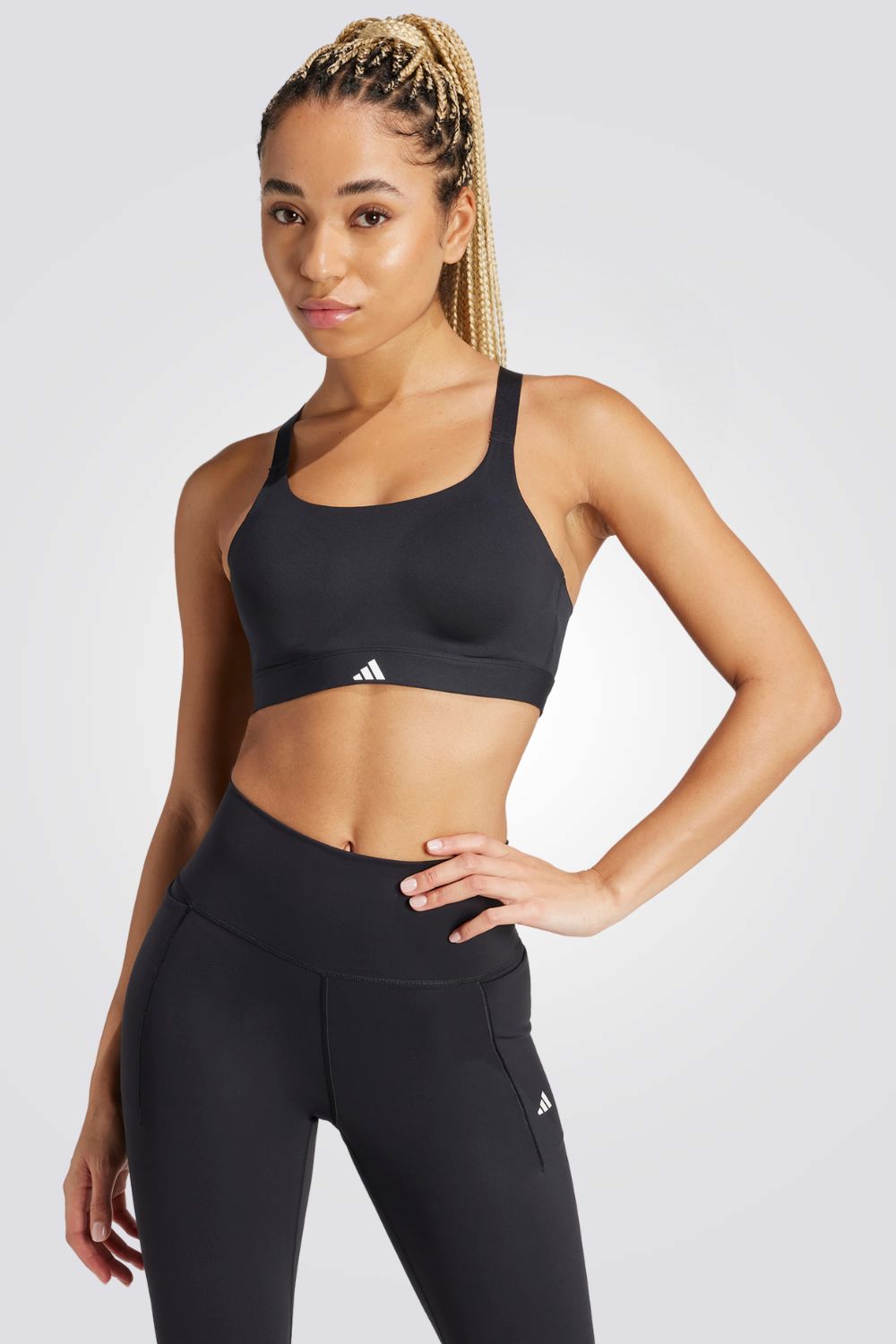 טופ אימון לנשים TLRD IMPACT LUXE TRAINING HIGH-SUPPORT בצבע שחור