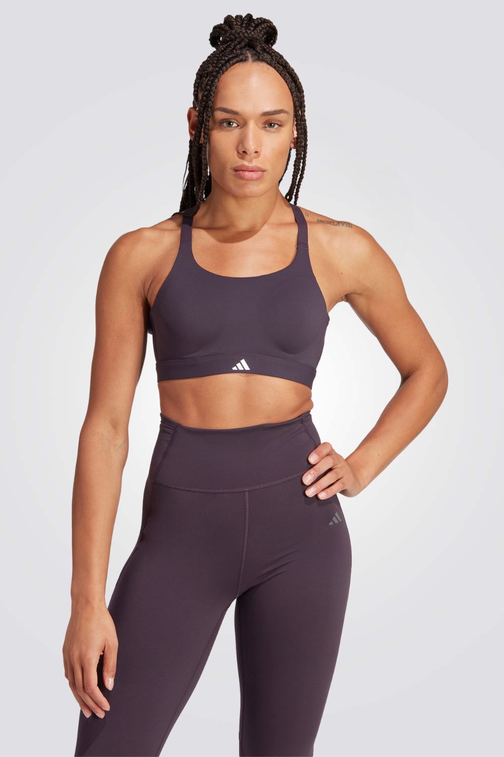 טופ אימון לנשים TLRD IMPACT LUXE TRAINING HIGH-SUPPORT בצבע סגול