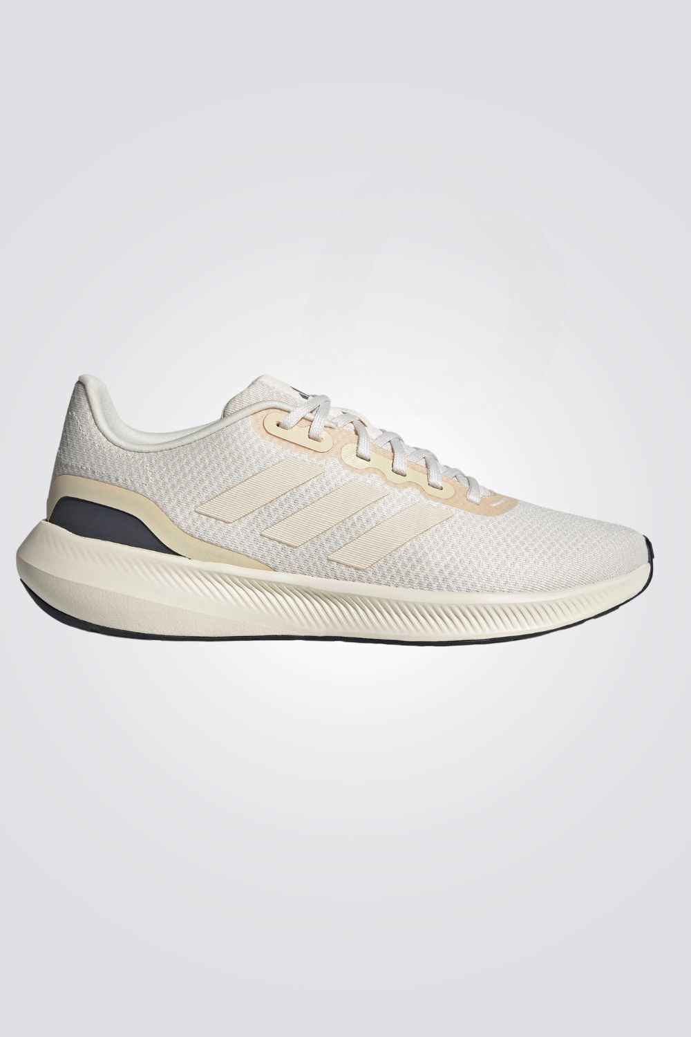 נעלי ספורט לגברים RUNFALCON 3.0 בצבע לבן אפור ושחור