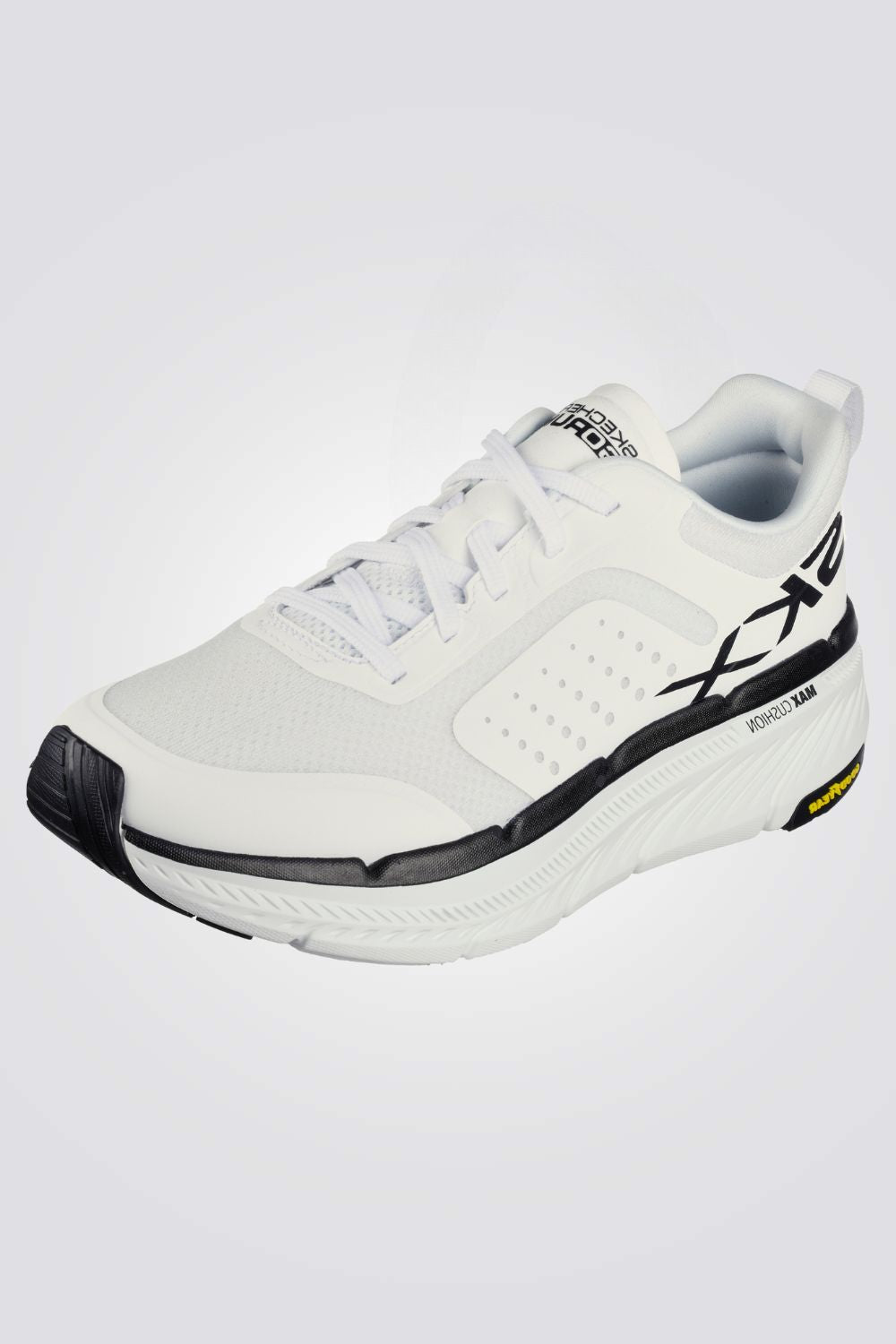 נעלי ספורט לגברים GOrun Max Cushioning Premier 2.0 - Residence בצבע לבן ושחור