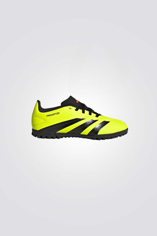 נעלי קטרגל לנוער PREDATOR CLUB בצבע צהוב זוהר ושחור