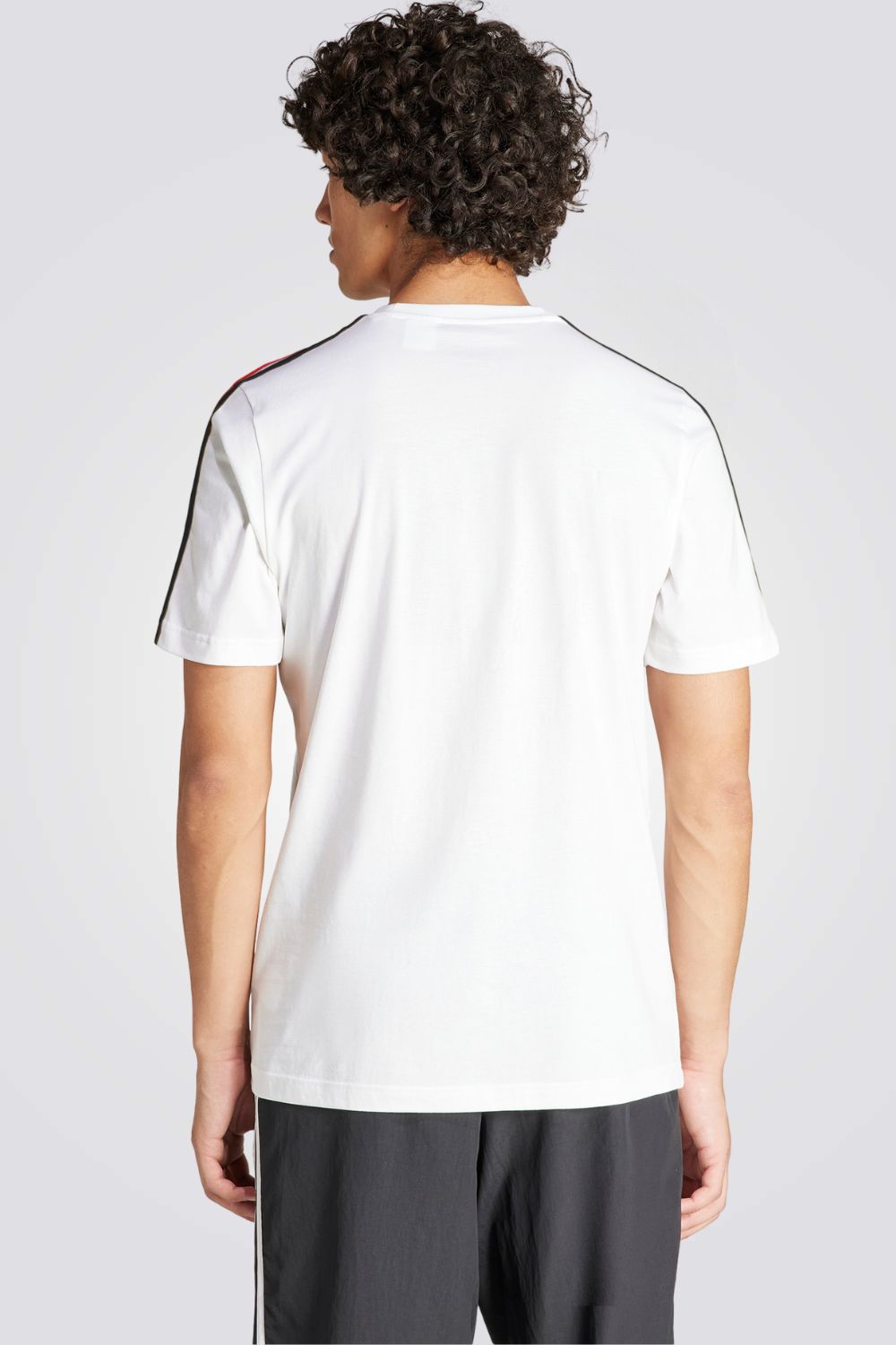 טישירט לגברים GERMANY DNA 3-STRIPES בצבע לבן