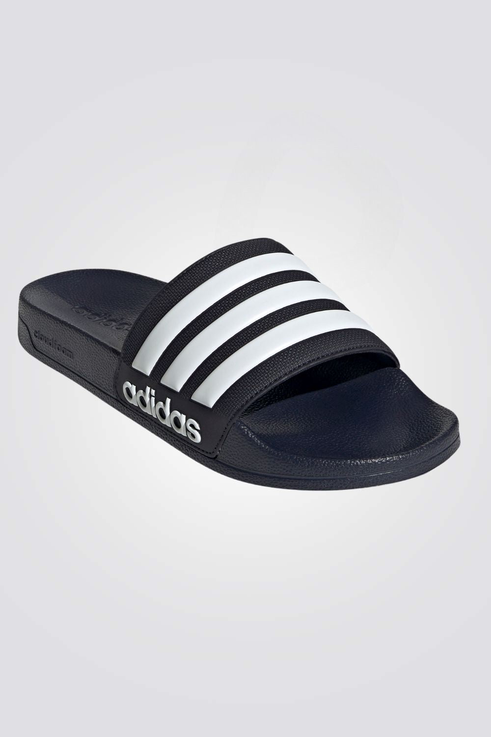 כפכפים ADILETTE SHOWER בצבע נייבי ולבן