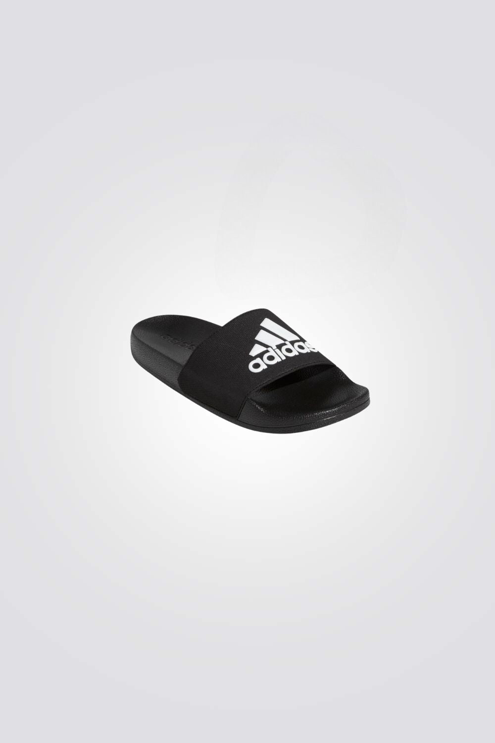 כפכפים לילדים ADILETTE SHOWER בצבע שחור ולבן