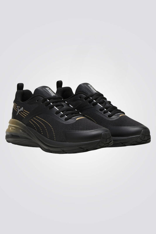 נעלי ספורט לגברים Hypnotic Metallic Sh בצבע שחור וזהב