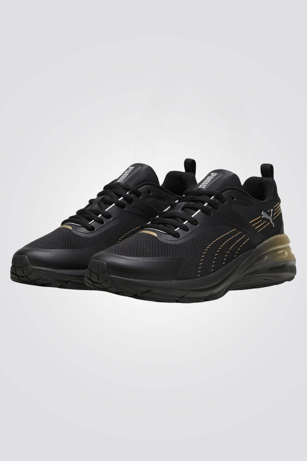 נעלי ספורט לגברים Hypnotic Metallic Sh בצבע שחור וזהב