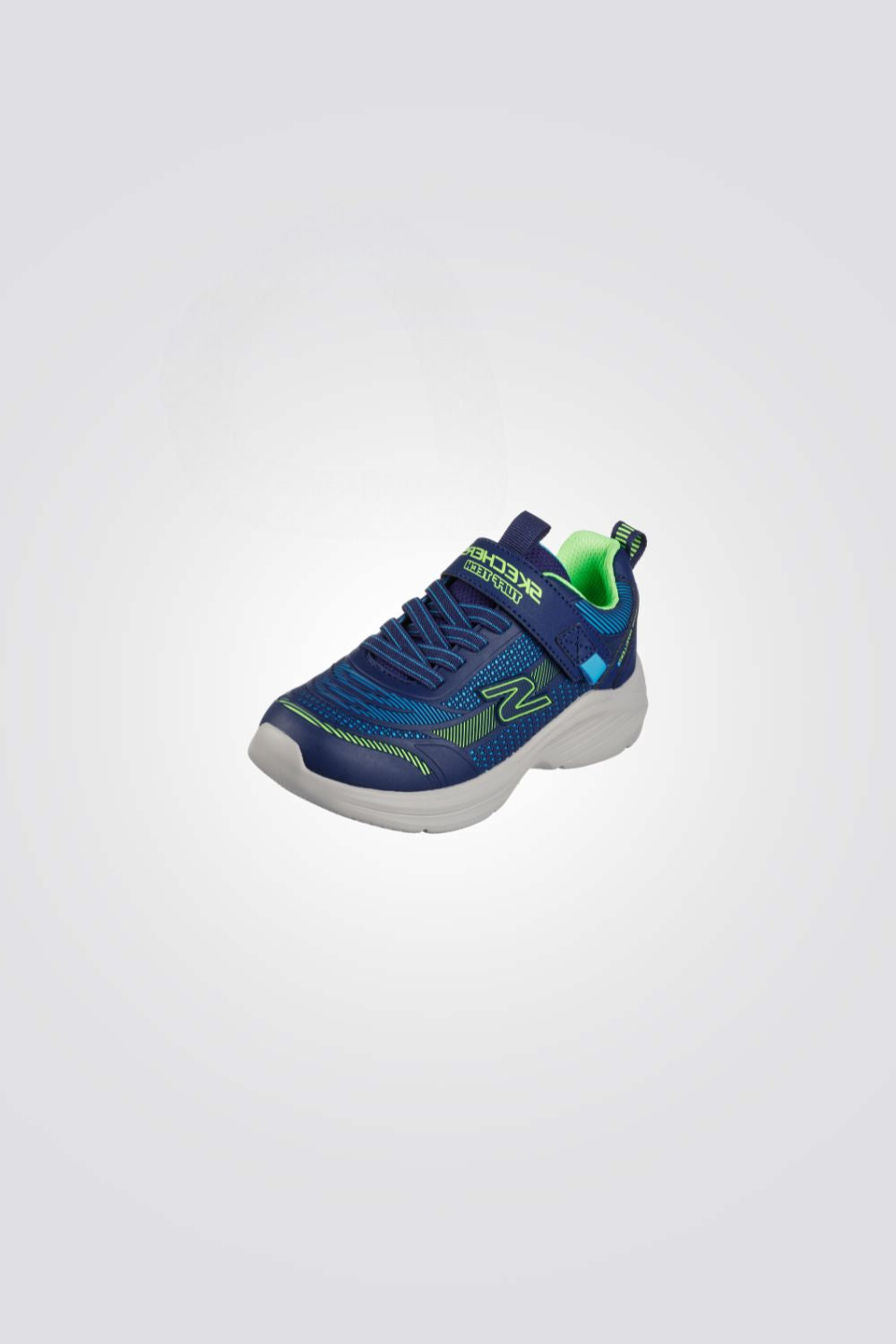 נעלי ספורט לילדים Gore & Strap Sneaker W Upper בצבע כחול וירוק