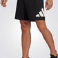 מכנסיים קצרים לגברים TRAIN ESSENTIALS LOGO בצבע שחור ולבן - 1