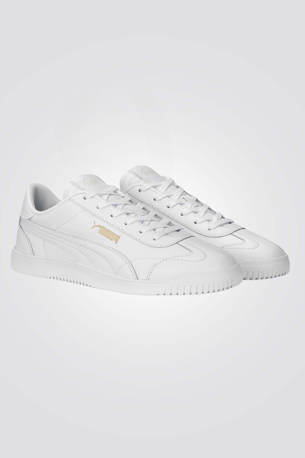 סניקרס לגברים Club 5v5 בצבע לבן וזהב