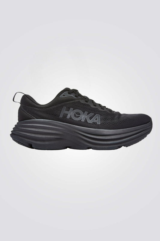 נעליים מבית המותג HOKA, בעלות מדרס פנימי שמספק תמיכה מלאה ברגל בכל צעד. סולייה חיצונית שמספקת אחיזה מלאה בקרקע.