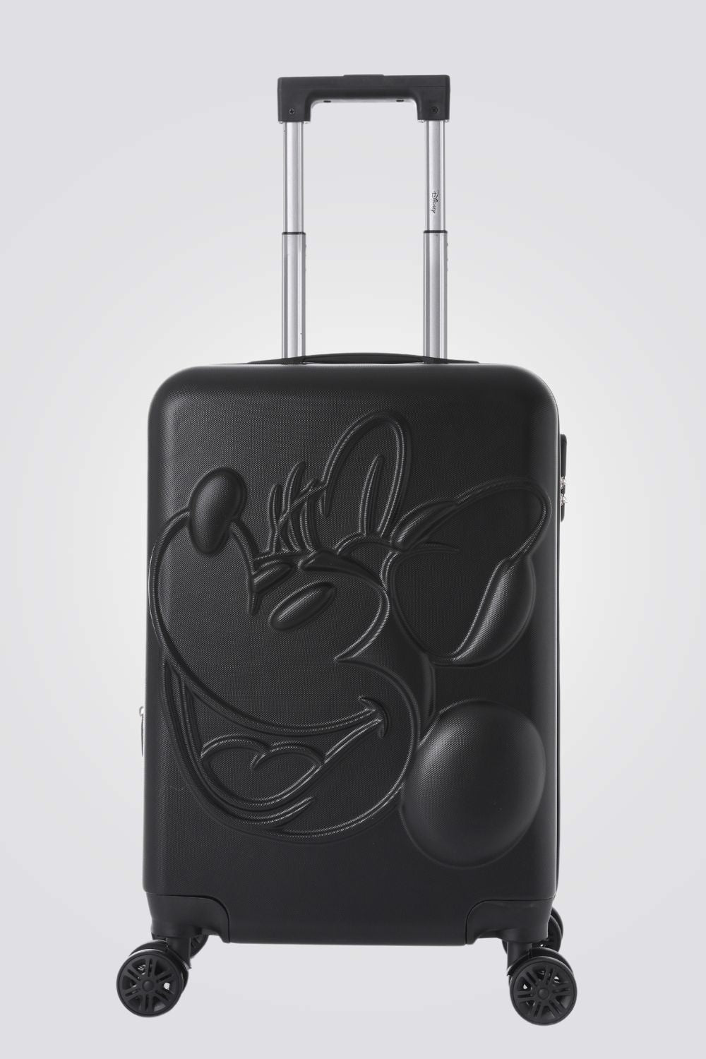 מזוודה מבית המותג DISNEY, עשויה חומר ABS חזק ועמיד.  4 גלגלים כפולים לנסיעה, יציבות וחוזק מירבי , רוכסן הרחבה שמאפשר תוספת קיבלות של כ- 20% נוספים. מנעול קומבינציה מובנה לשמירה מלאה של החפצים שלך. ידית בעלת מנגנון טלסקופי 3 מצבים לנשיאה נוחה יותר. תא אירגון פנימי לחלוקה נוחה יותר ואיחסון קל. רצועות פנימיות להידוק התחולה לאורך כל הדרך. 