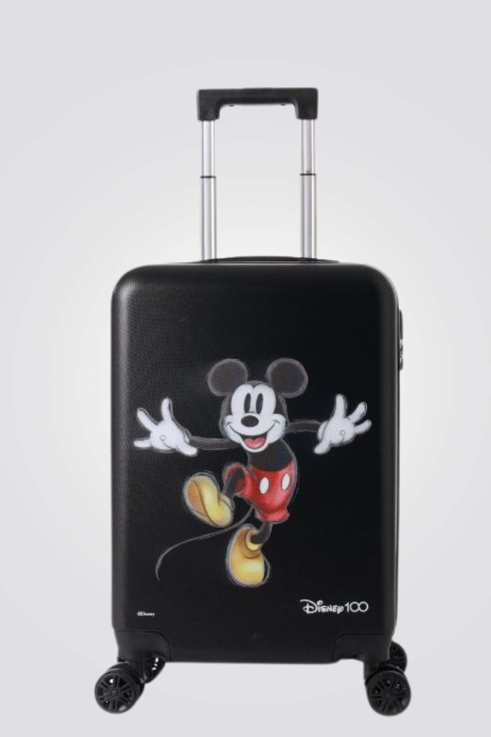 מזוודה מבית המותג DISNEY, עשויה חומר ABS חזק ועמיד.  4 גלגלים כפולים לנסיעה, יציבות וחוזק מירבי , רוכסן הרחבה שמאפשר תוספת קיבלות של כ- 20% נוספים. מנעול קומבינציה מובנה לשמירה מלאה של החפצים שלך. ידית בעלת מנגנון טלסקופי 3 מצבים לנשיאה נוחה יותר. תא אירגון פנימי לחלוקה נוחה יותר ואיחסון קל. רצועות פנימיות להידוק התחולה לאורך כל הדרך. 