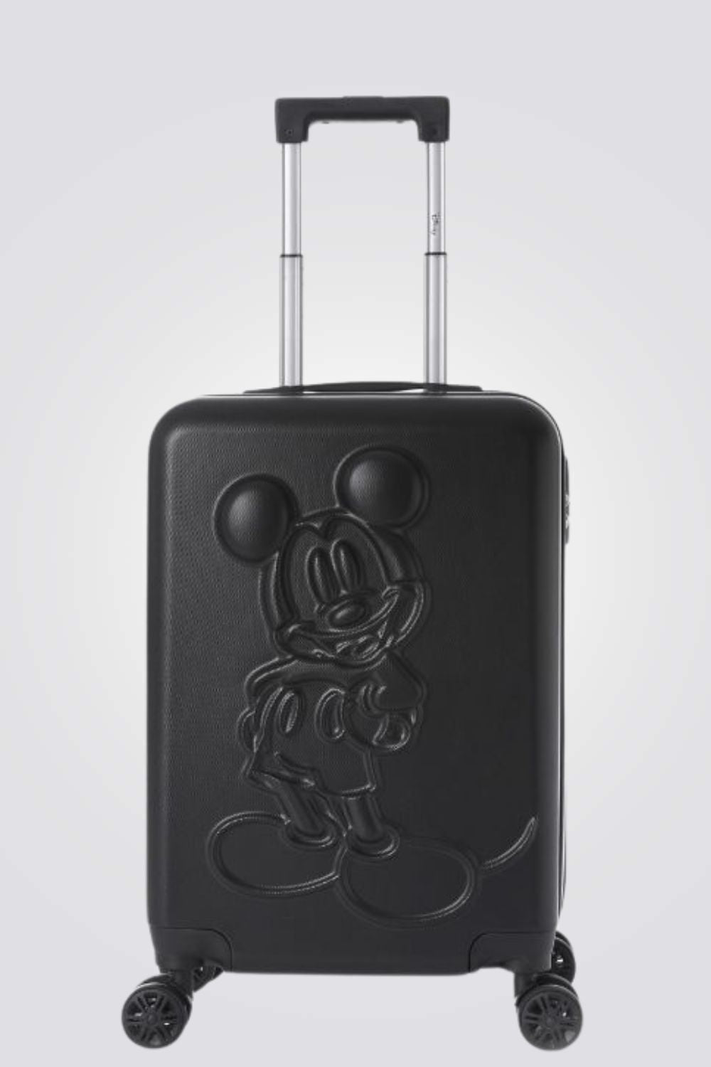 מזוודה מבית המותג DISNEY, עשויה חומר ABS חזק ועמיד.  4 גלגלים כפולים לנסיעה, יציבות וחוזק מירבי , רוכסן הרחבה שמאפשר תוספת קיבלות של כ- 20% נוספים. מנעול קומבינציה מובנה לשמירה מלאה של החפצים שלך. ידית בעלת מנגנון טלסקופי 3 מצבים לנשיאה נוחה יותר. תא אירגון פנימי לחלוקה נוחה יותר ואיחסון קל. רצועות פנימיות להידוק התחולה לאורך כל הדרך. 