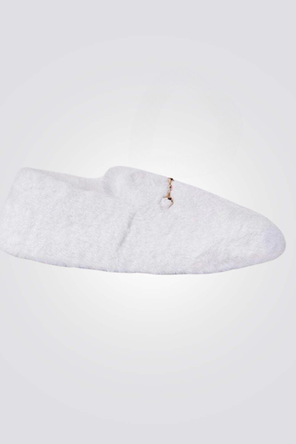 נעלי בית פרוותיות MAPLE בצבע לבן
