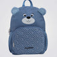 תיק גן לילדים דוב בצבע כחול - 1