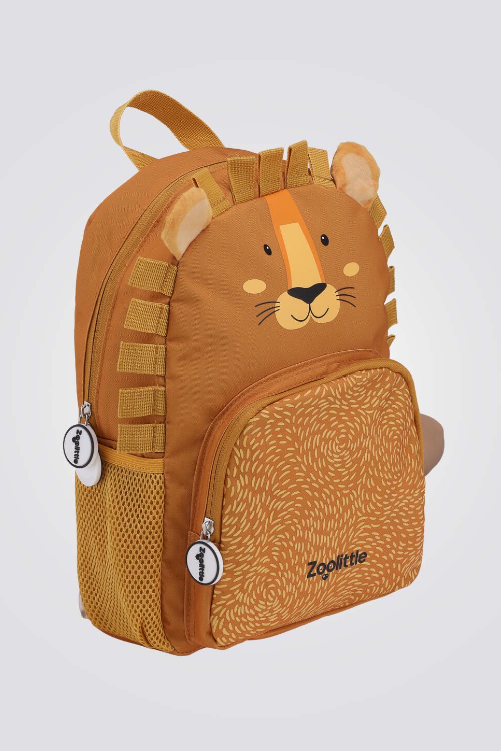 תיק גן לילדים אריה בצבע כתום