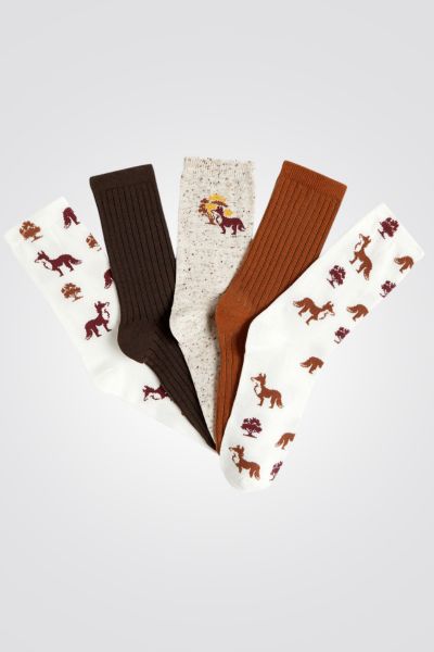 מארז 5 זוגות גרבים לילדים בצבעים שונים