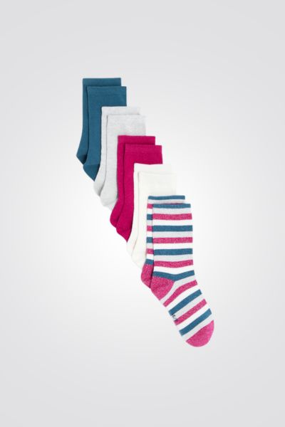 מארז 5 זוגות גרבים לילדים בצבעים שונים