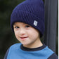 כובע גרב לילדים בצבע כחול - 1