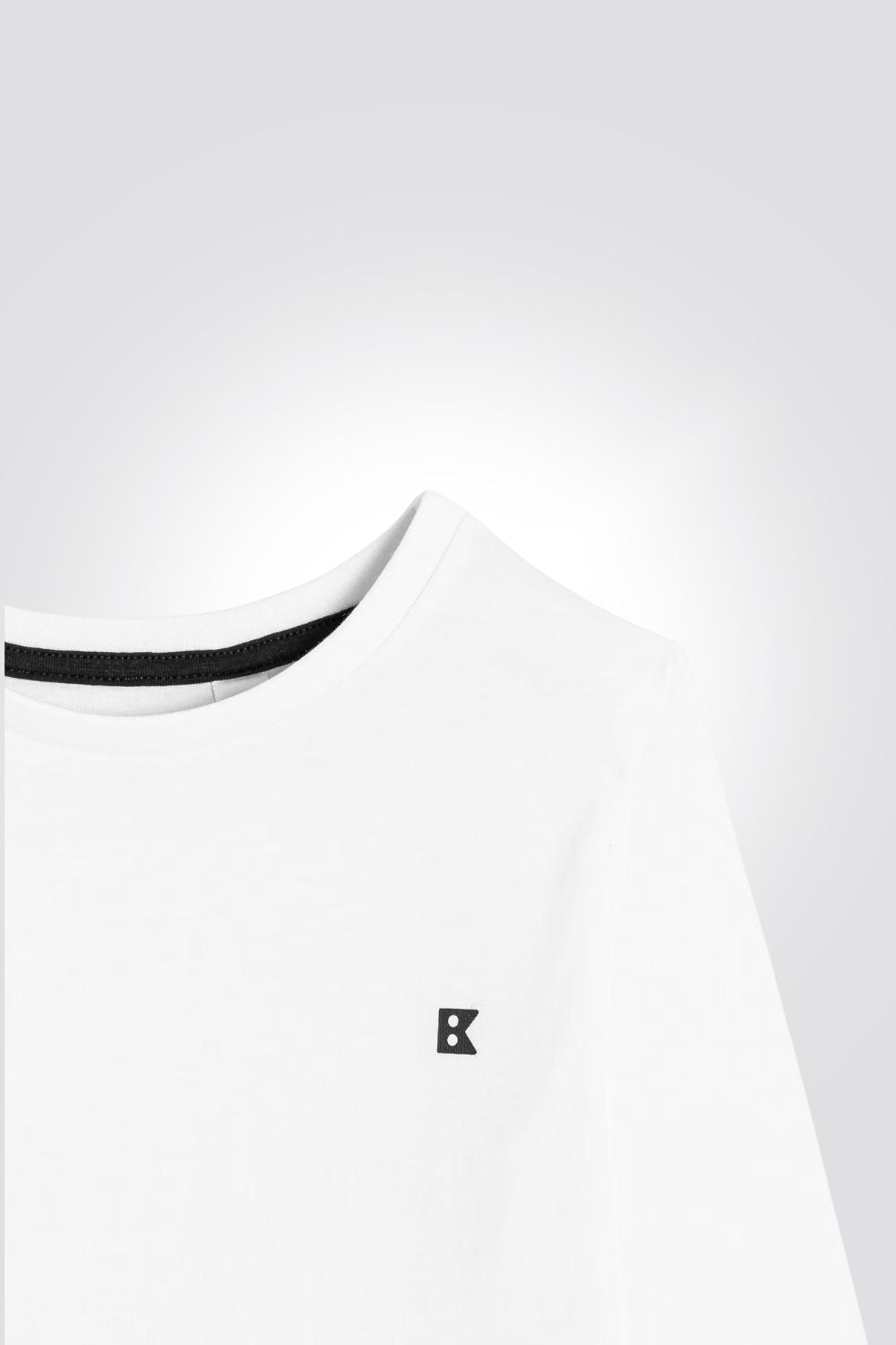 טישירט ילדים שרוול ארוך לבן