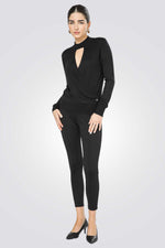 סריג דק בצבע שחור | קנת קול
