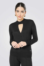 סריג דק בצבע שחור | קנת קול
