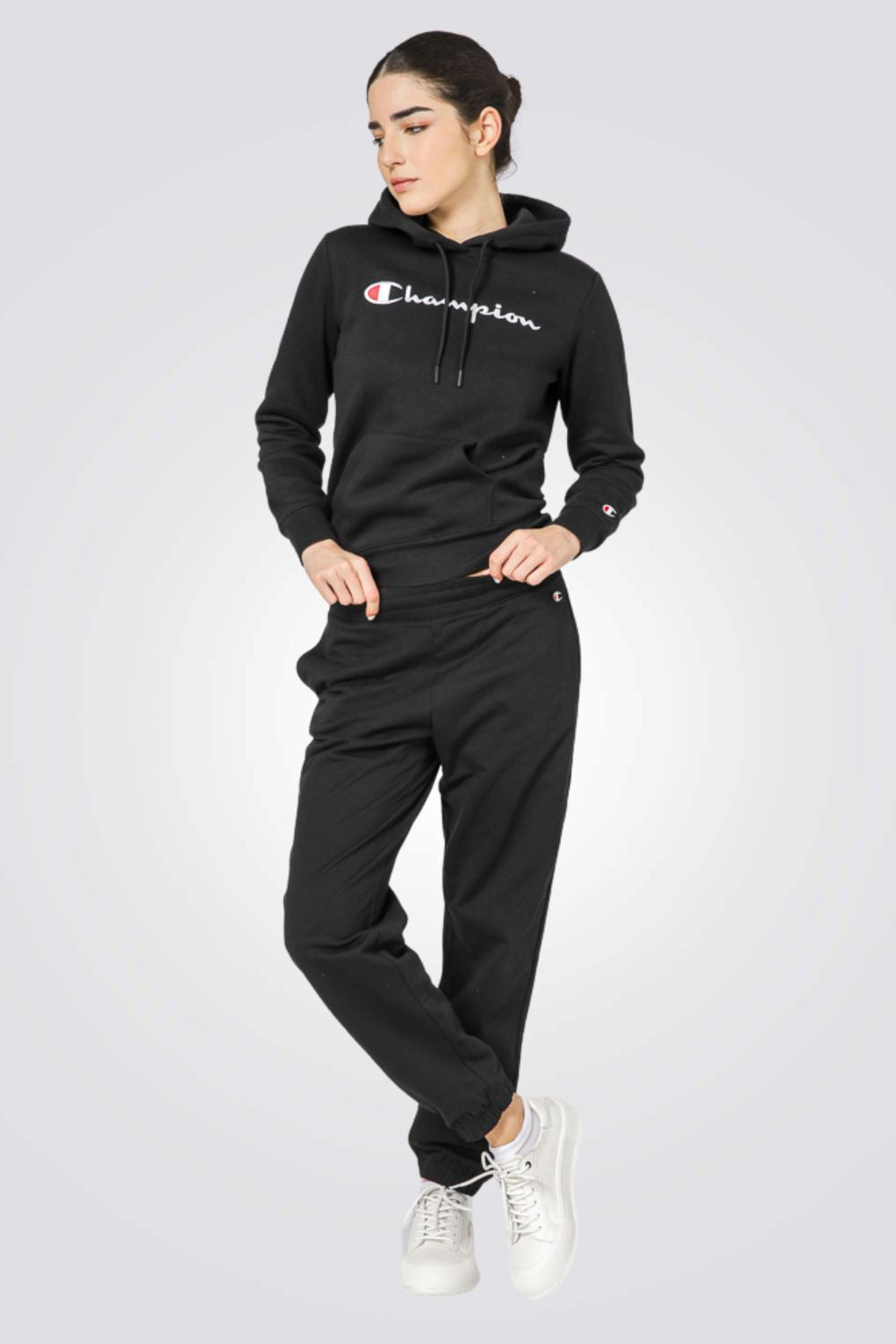 מכנסיים ארוכים לנשים LEGACY בצבע שחור