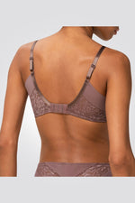 חזייה בגוון חום ורוד - חלק אחורי