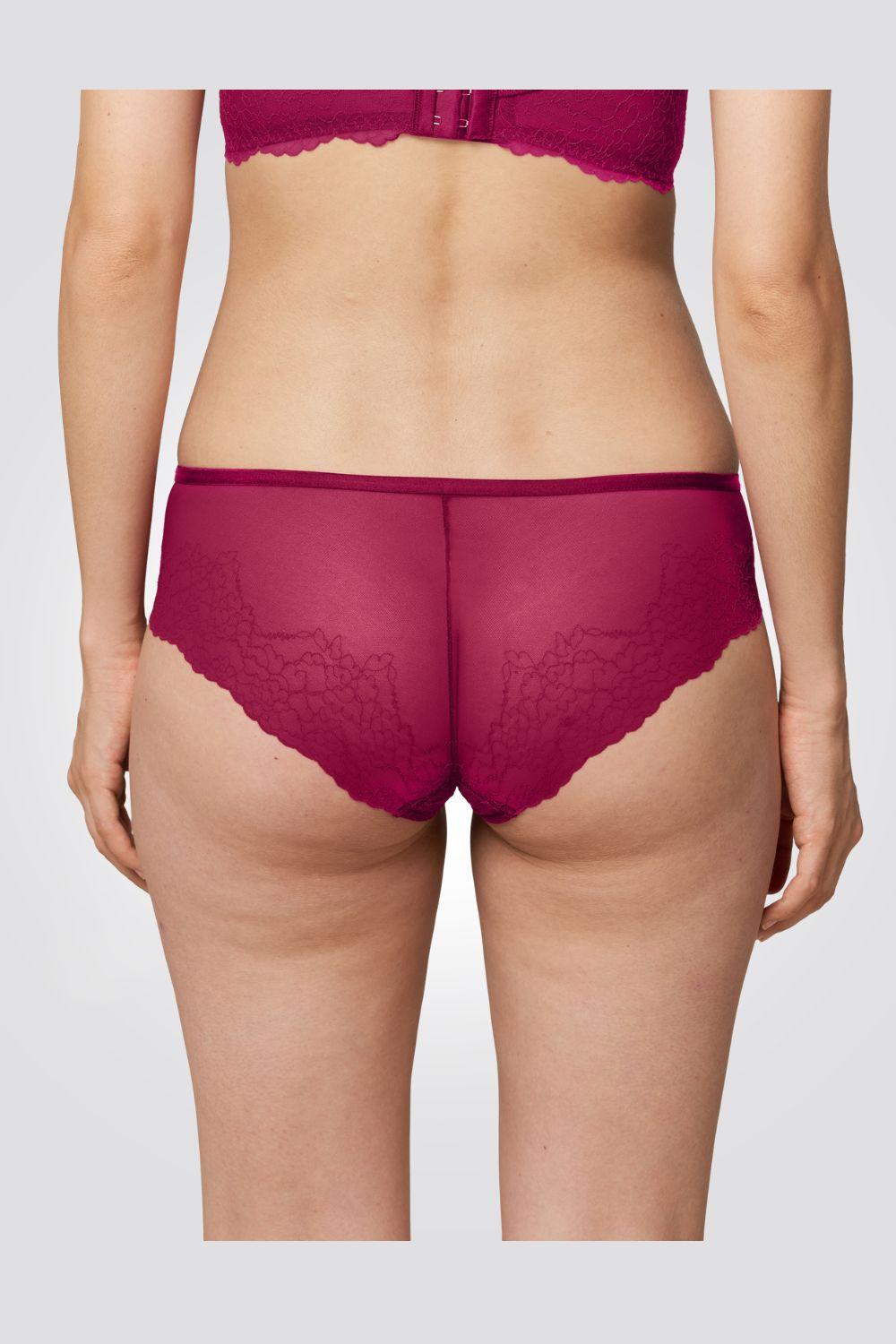 בוקסרון תחרה אדום - חלק אחורי