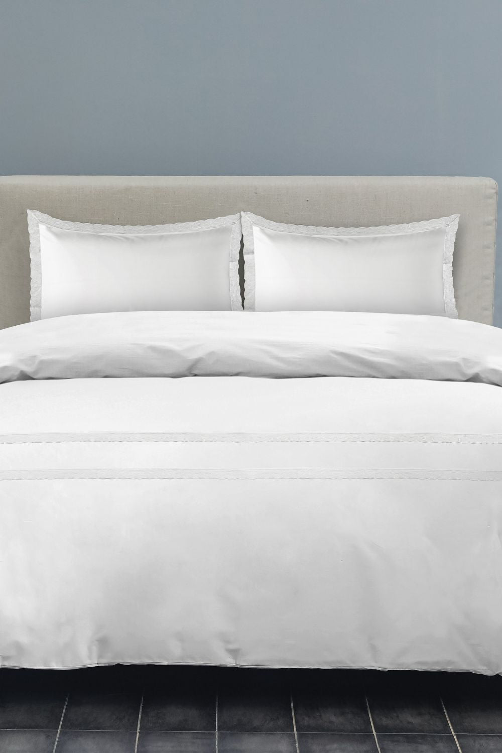 סט מצעים כותנה סאטן מיטה זוגית רחבה 180/200 ס"מ דגם  NIMA