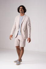 מכנסי ברמודה פשתן לגבר