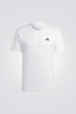 טי שירט ספורט בצבע לבן