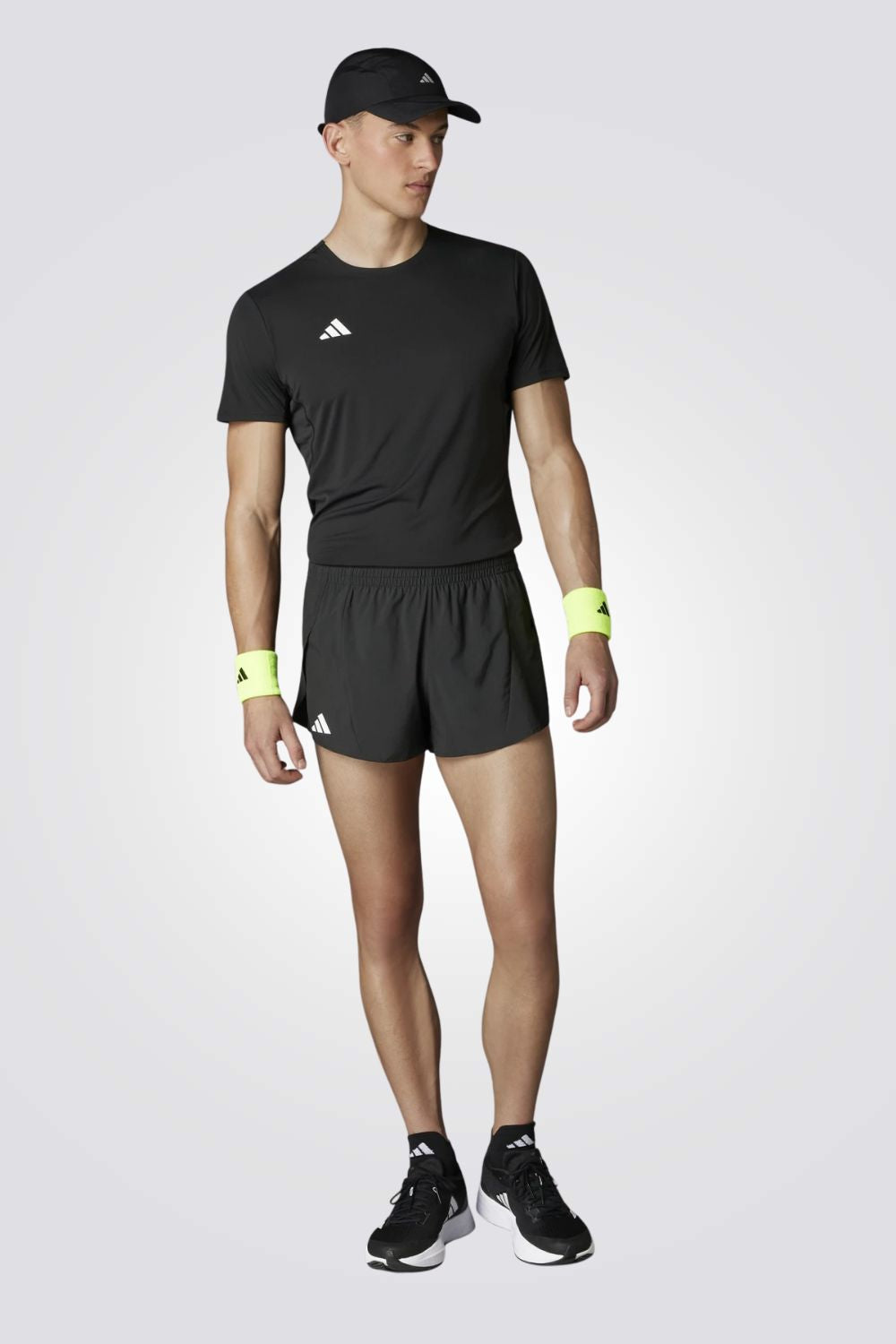 מכנסי ספורט Adizero Essentials Split בצבע שחור