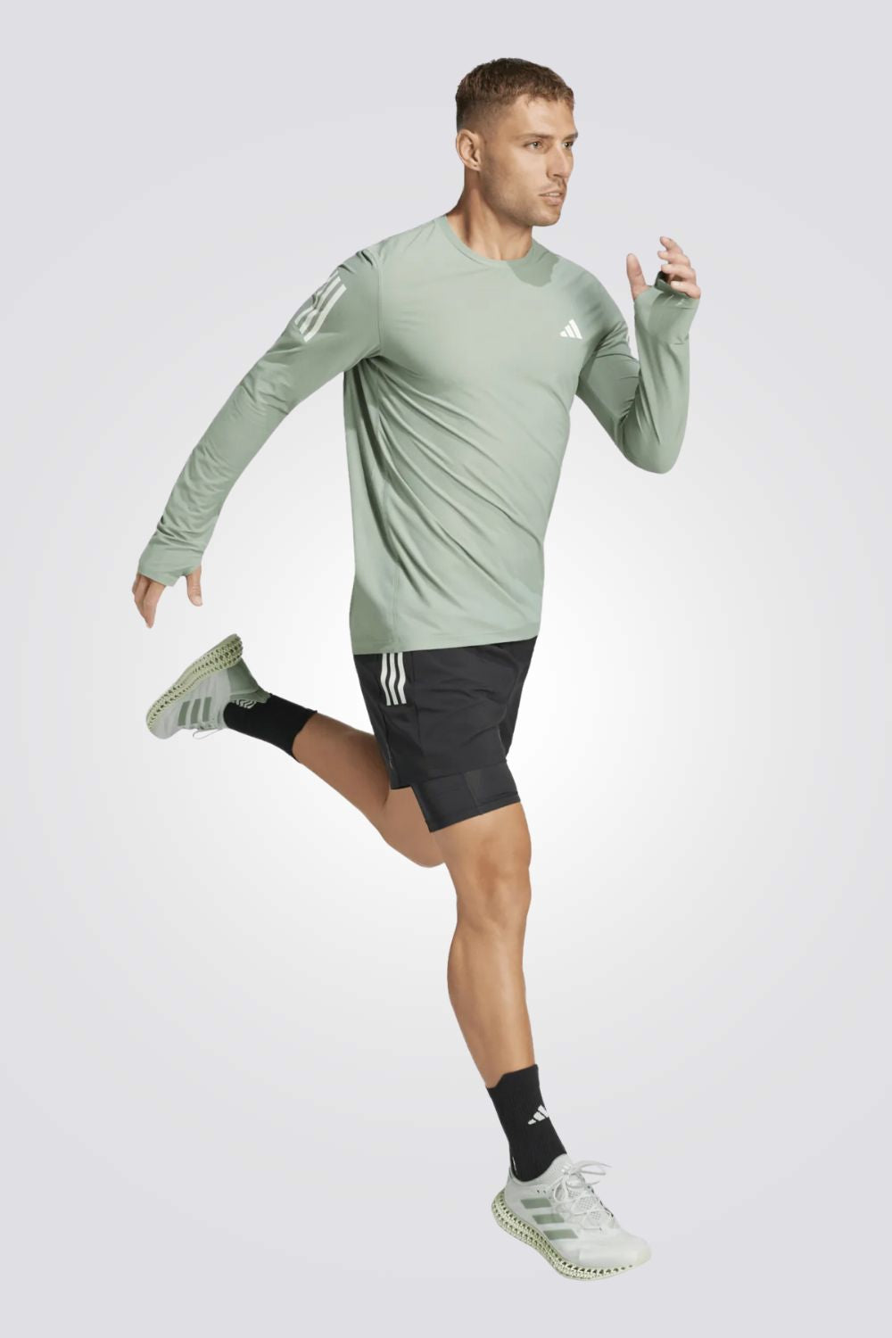 מכנסי ספורט קצרים Own the Run Climacool 2in1 לגברים