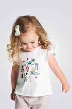 טישירט לתינוקות בצבע לבן