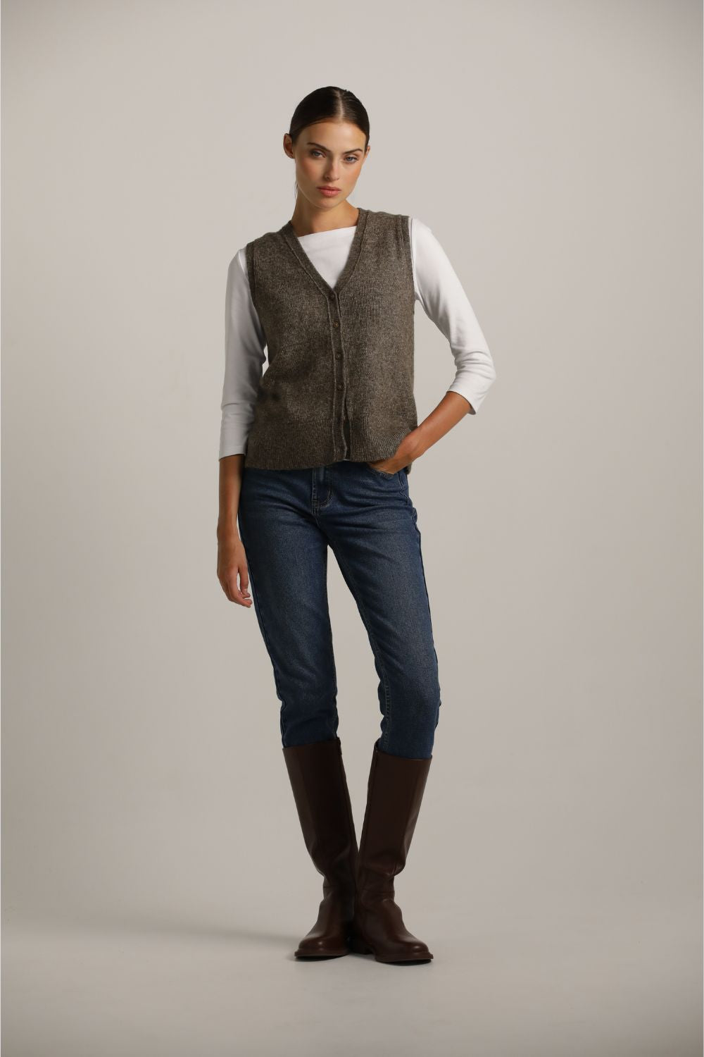 מכנסי ג'ינס בגזרת סלים | קנת קול